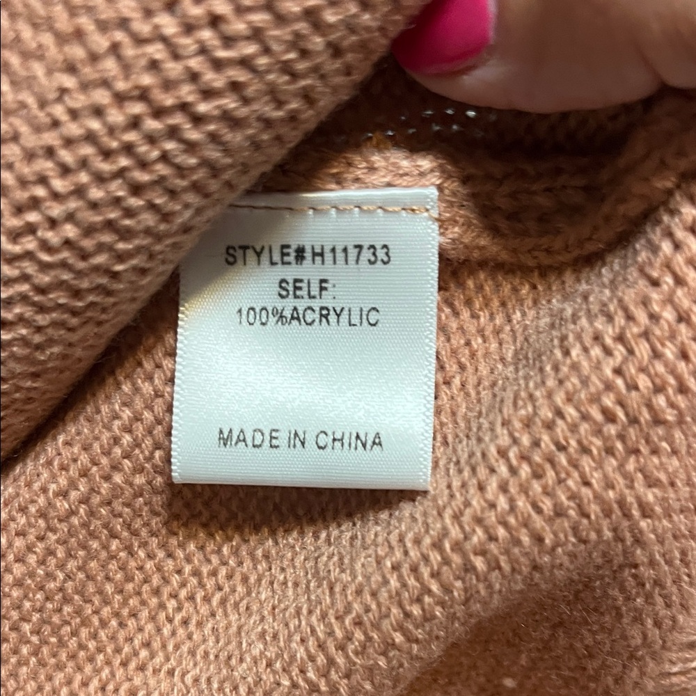 JODIFL Blush Sweater with Gold Sequin Bow - Picture 3 of 3